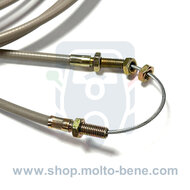 MB0029 Handremkabel Piaggio Ape Classic 400 E2 E4 660341 Handbrake cable Seilzug Handbremse C&acirc;ble de frein &agrave; main