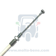 MB0118 Versnellingskabel Piaggio Ape Calessino E4 wit B075716 Gear cable Schaltungszug C&acirc;ble de vitesse blanc white Wei&szlig;