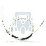 MB0118 Versnellingskabel Piaggio Ape Calessino E4 wit B075716 Gear cable Schaltungszug C&acirc;ble de vitesse blanc white Wei&szlig;