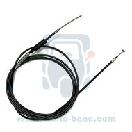 MB0128 C&acirc;ble d&#039;acc&eacute;l&eacute;rateur Piaggio Ape Calessino 200 E2 B042356 Gaskabel Throttle cable Gaszug