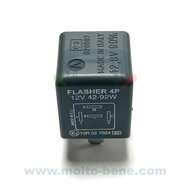 MB0187 Richtingaanwijzer relais Piaggio Ape TM Poker B023113 Turn signal relay Blinkerrelais Relais de clignotant 12 volts 4 po