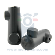 MB0296 Rubber voet middenstandaard Vespa 50 V5A1T 101957 610281M Rubber pads center stand Gummifu&szlig; Hauptst&auml;nder P