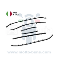 MB0345 Lijstenset Treeplank Rubber Vespa 50 90 125 Floor Runner Kit V50 Gummi Trittleistensatz Ensemble de baguettes plaque de 