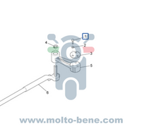 MB0556 Bout Bolt Bolzen Boulon M10x40 Piaggio 030097 APE TM 50