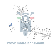 MB0557 Bout Bolt Bolzen Boulon M5x16 Piaggio 031088 APE TM 50