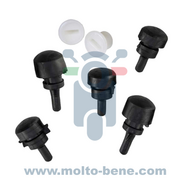 MB0565 Rubbers set Motorluik Piaggio Vespa 50 90 125 Rubber set Engine hatch Gummisatz Motorhaube Ensemble en caoutchouc Trappe