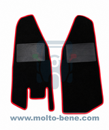 MB0606 Vloermatten Piaggio Ape 50 Automatten Tapis de sol Fu&szlig;matten Automatten Floor mats Car mats Rood rot red  rouge C