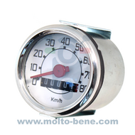 MB0690 Kilometerteller Odometer Tachometer Odom&egrave;tre Vespa V50 50 L N R S 80 kmh Piaggio 190743