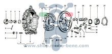 Oil seal differential drive shaft Piaggio Ape 50
