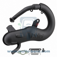 MB0802 Rennauspuff exhaust Sport uitlaat Banaan Polini 200.0127 Piaggio Ape 50 &Eacute;chappement Banana racing Sportauspuff Banane 
