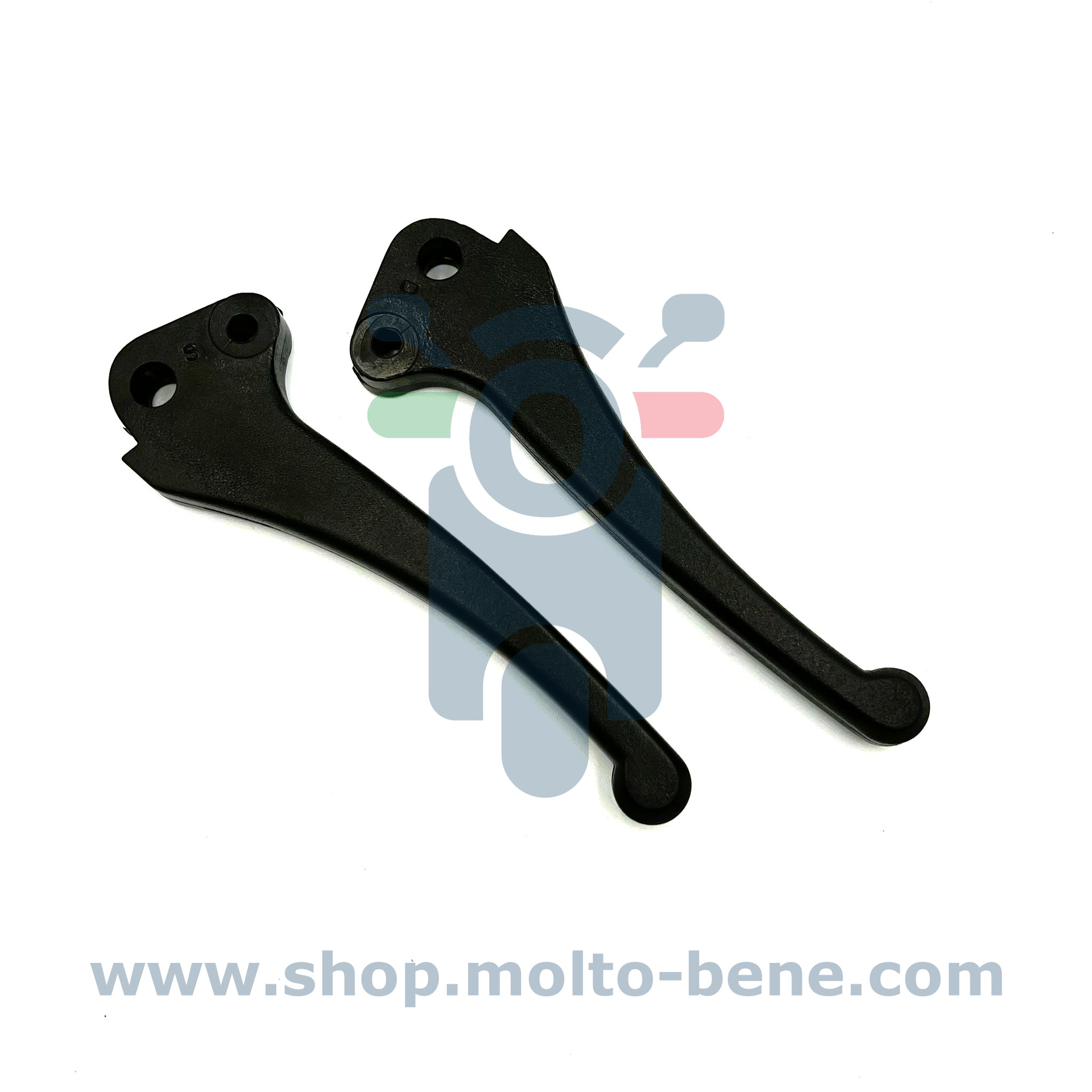 MB2142 Hendel Koppeling rem set Zwart Vespa PK 50 XL S 178705 Lever Clutch brake set Black Levier d'embrayage jeu de fre