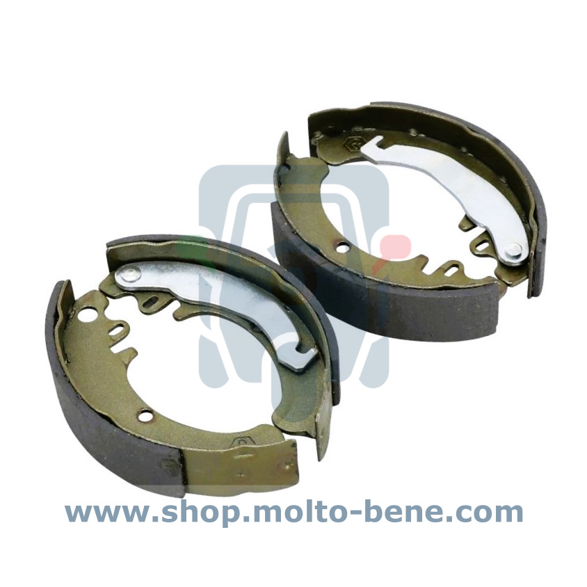 MB2664 Set Remschoenen Piaggio Ape 50 154998 Rear brake shoes Bremsbeläge Hinterachse Machoires Frein Arriere