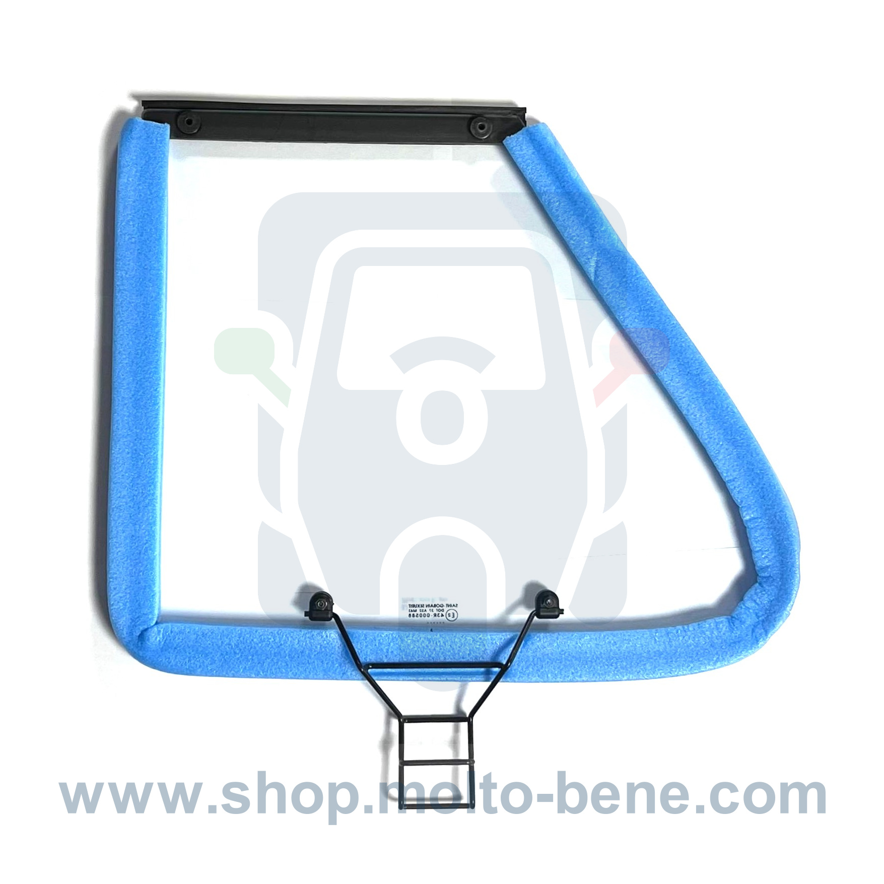 MB0003 Zijraam compleet Links Piaggio Ape 50 187309 1873096 Side window complete left Seitenscheibe komplett Vitre latérale co