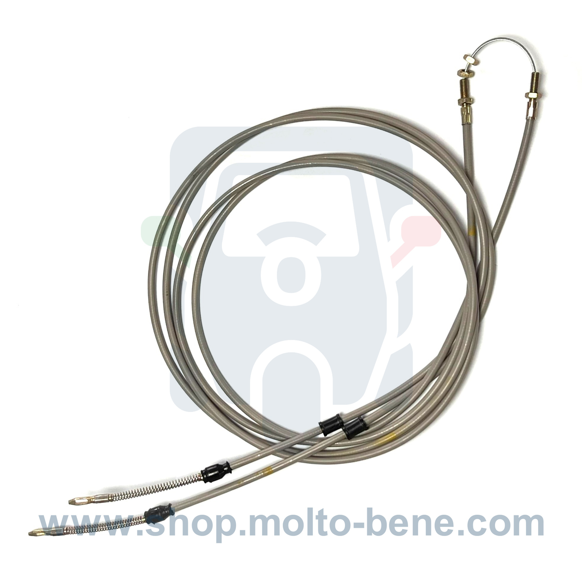 MB0029 Handremkabel Piaggio Ape Classic 400 E2 E4 660341 Handbrake cable Seilzug Handbremse Câble de frein à main