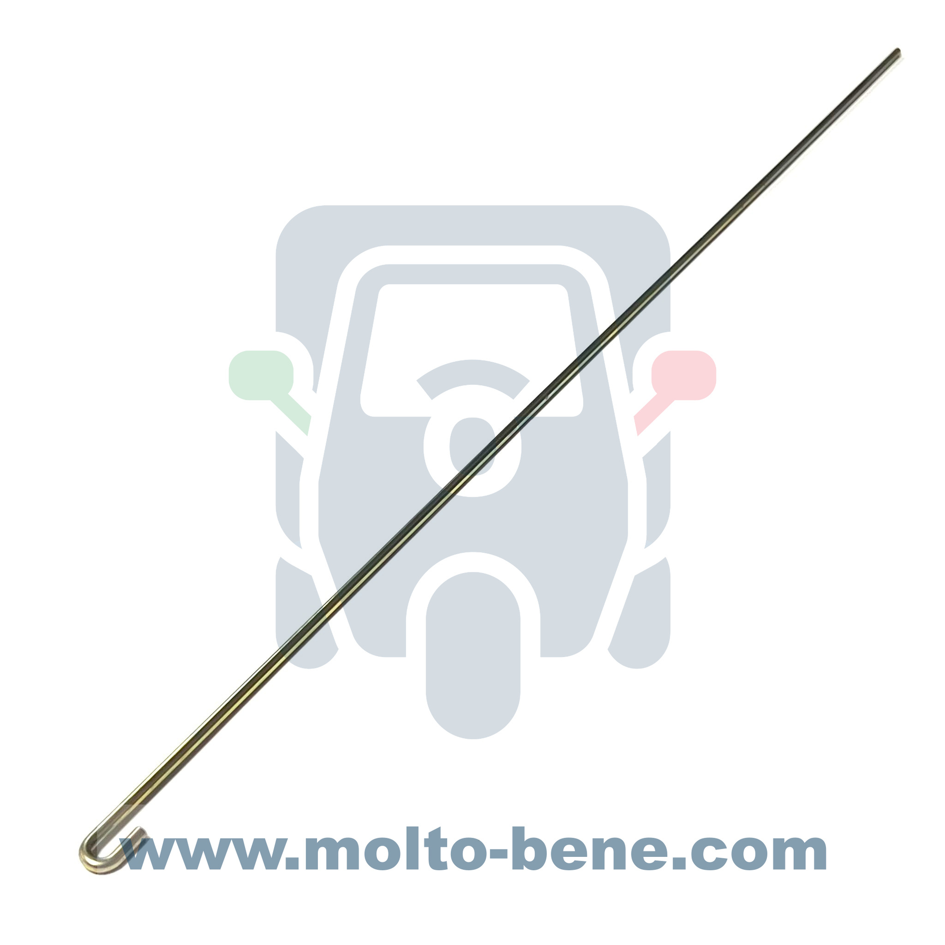MB0061 Trekstang Piaggio Ape TM CAR P POKER huif 140090 Tie rod VAN BOX Kasten Spannstange Tirant Furgone