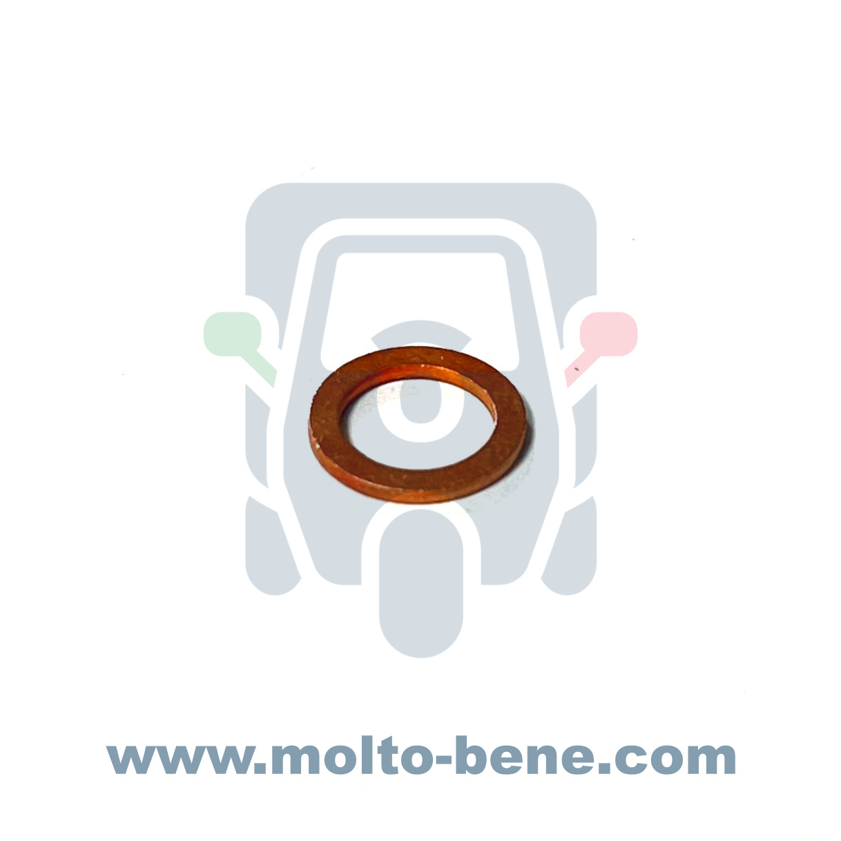 MB0074 Pakkingsring olieplug Piaggio Ape 50 00397 Oil plug gearbox packing ring Ölschraube Getriebepackung 485703