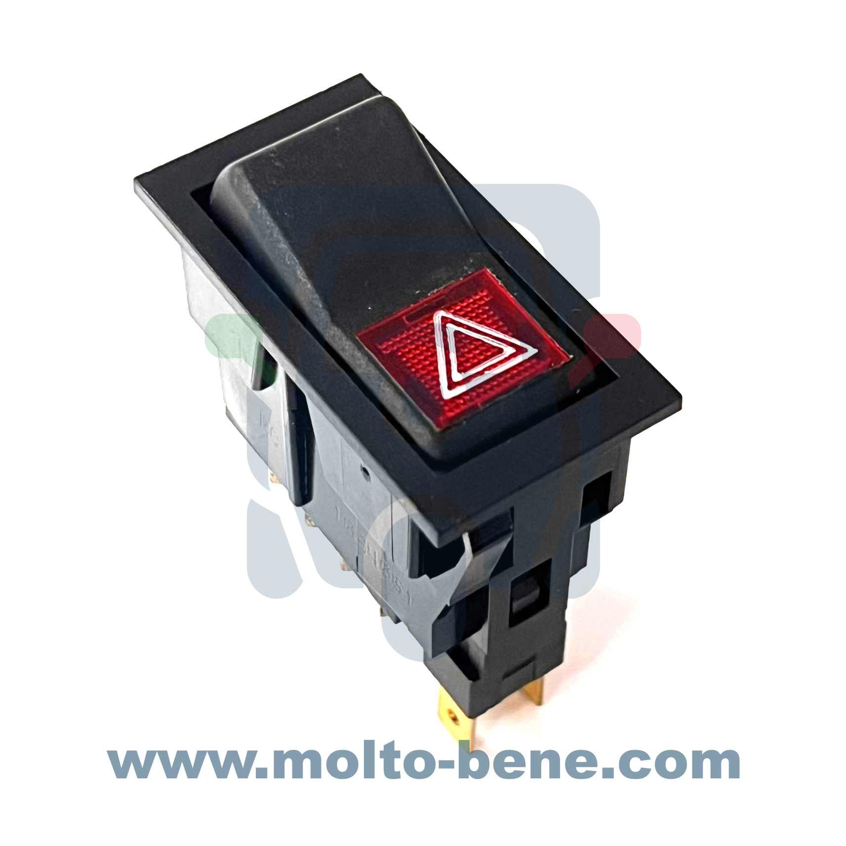 MB0083 Gevarenlicht schakelaar Piaggio Ape TM P 703 602 ATM ZAPT 581376 Hazard light switch Warnblinkschalter Interrupteur Feu 