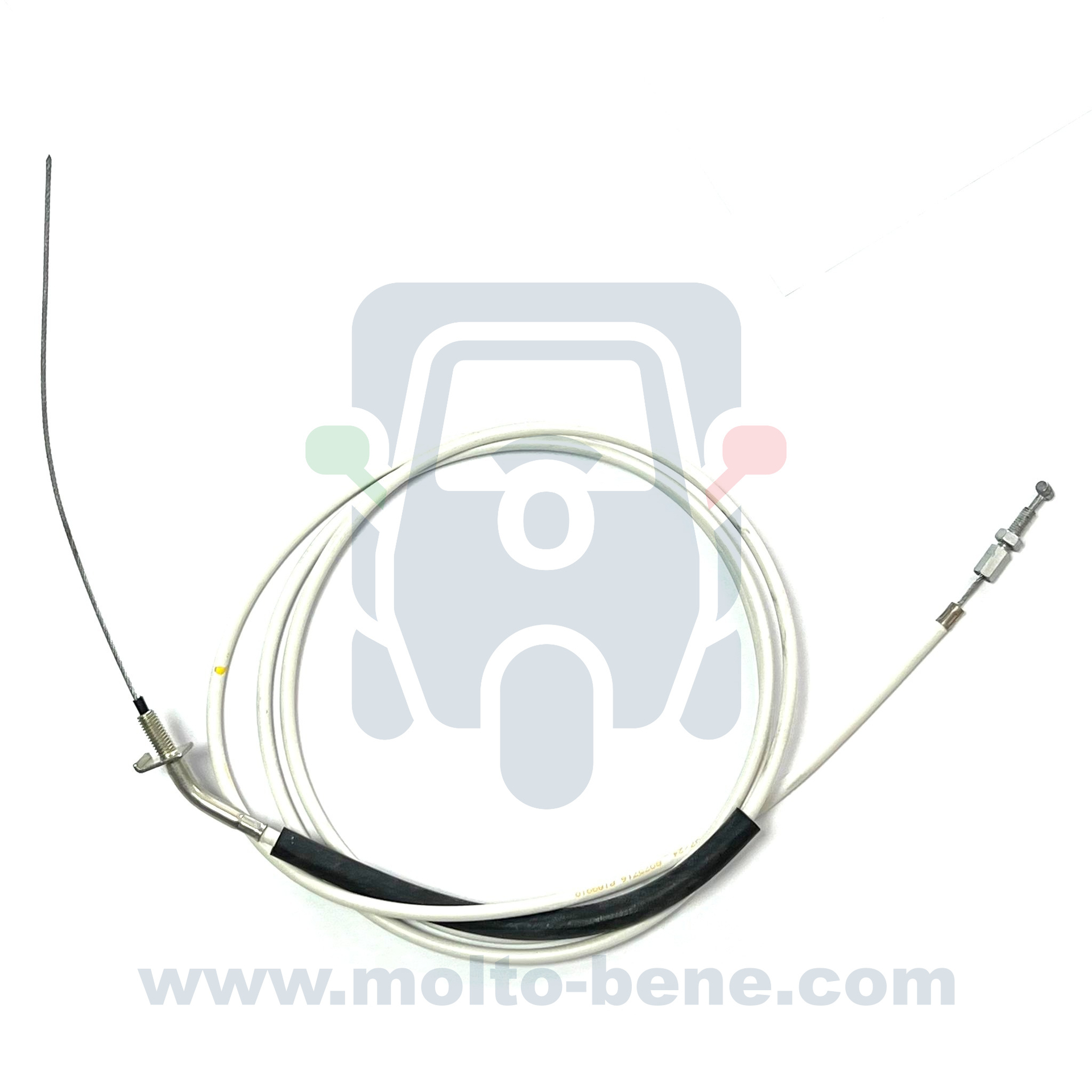 MB0118 Versnellingskabel Piaggio Ape Calessino E4 wit B075716 Gear cable Schaltungszug Câble de vitesse blanc white Weiß