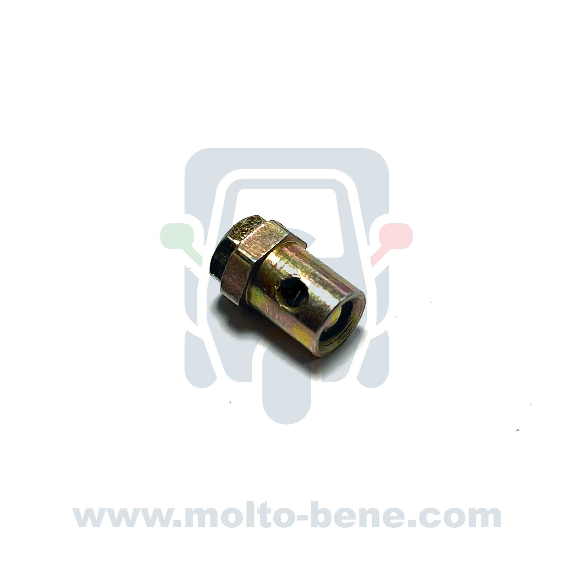 MB0179 Afstelnippel koppelingskabel Piaggio Ape Classic 400 E4 Calessino 200 E4 B024379 Clutch cable adjustment nipple Kupplung