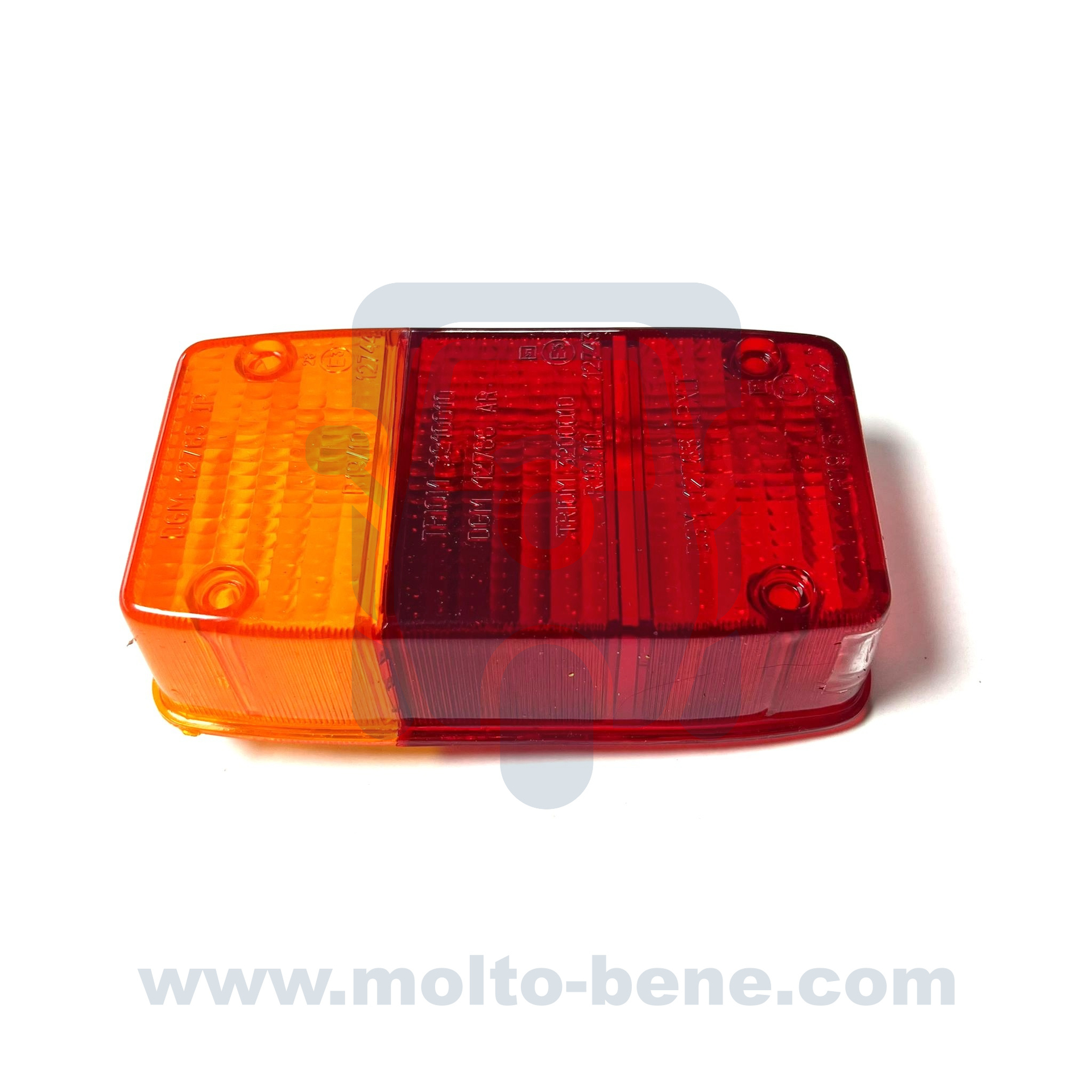 MB0234 Achterlicht glas links Piaggio Ape CAR MP P 50 155535 Rücklichtglas Rear light glass left Verre de feu arrière gauche