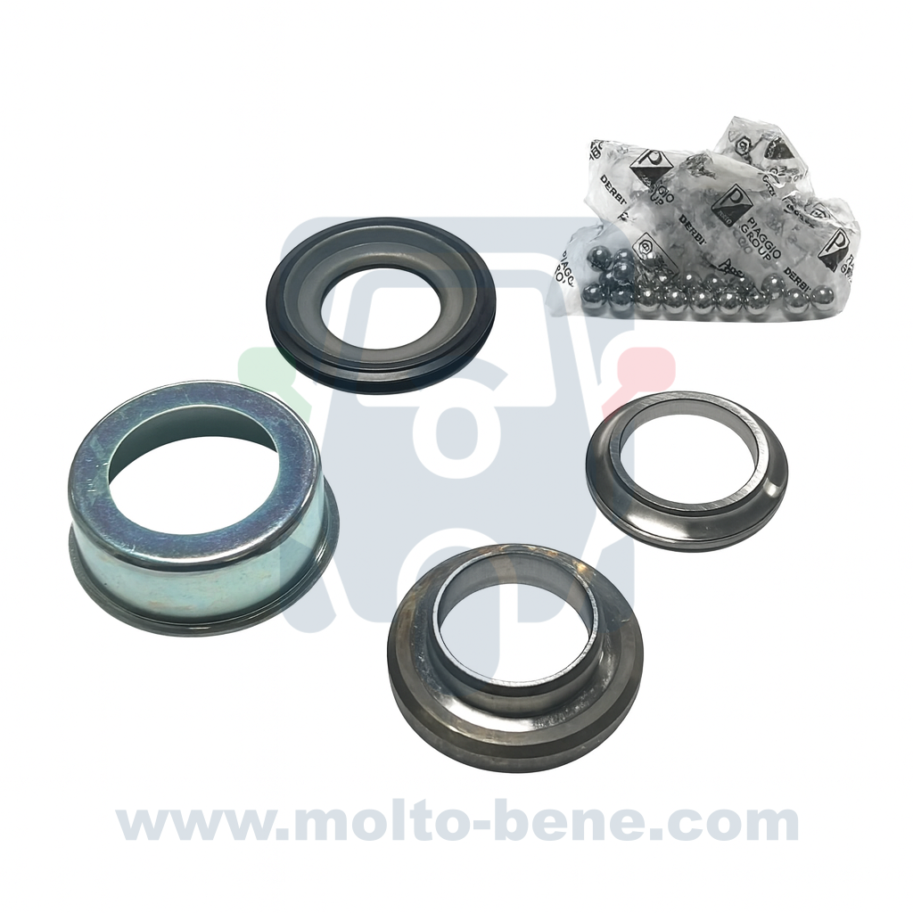 MB0320 Balhoofdlagerset Piaggio ape 50 493617 Steering Bearing set Lenkkopflagerset Jeu de roulements de casque