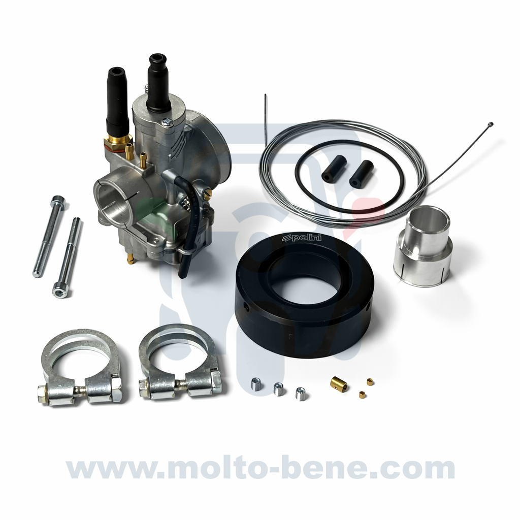 MB0356 Polini Carburateur 19mm CP Piaggio Ape 50 Carburettor Vergaser Carburateur 201.1906 Tuning Racing