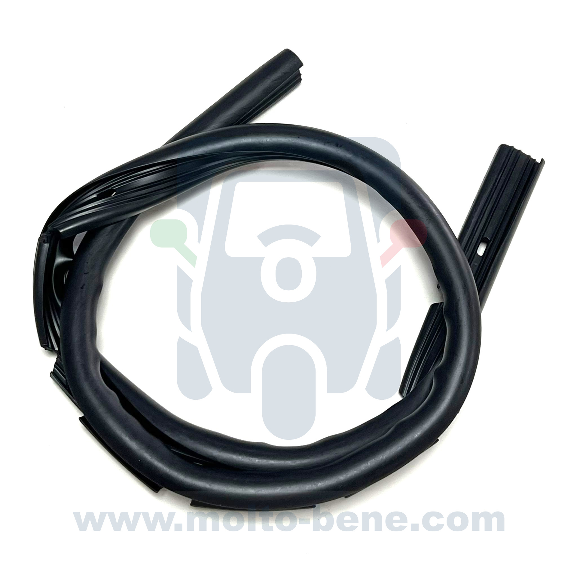 MB0393 Rubber voorzijde cabine Piaggio Ape Calessino 200 E4 B024474 Rubber front cabin Gummi kabine front Caoutchouc Cabine ava