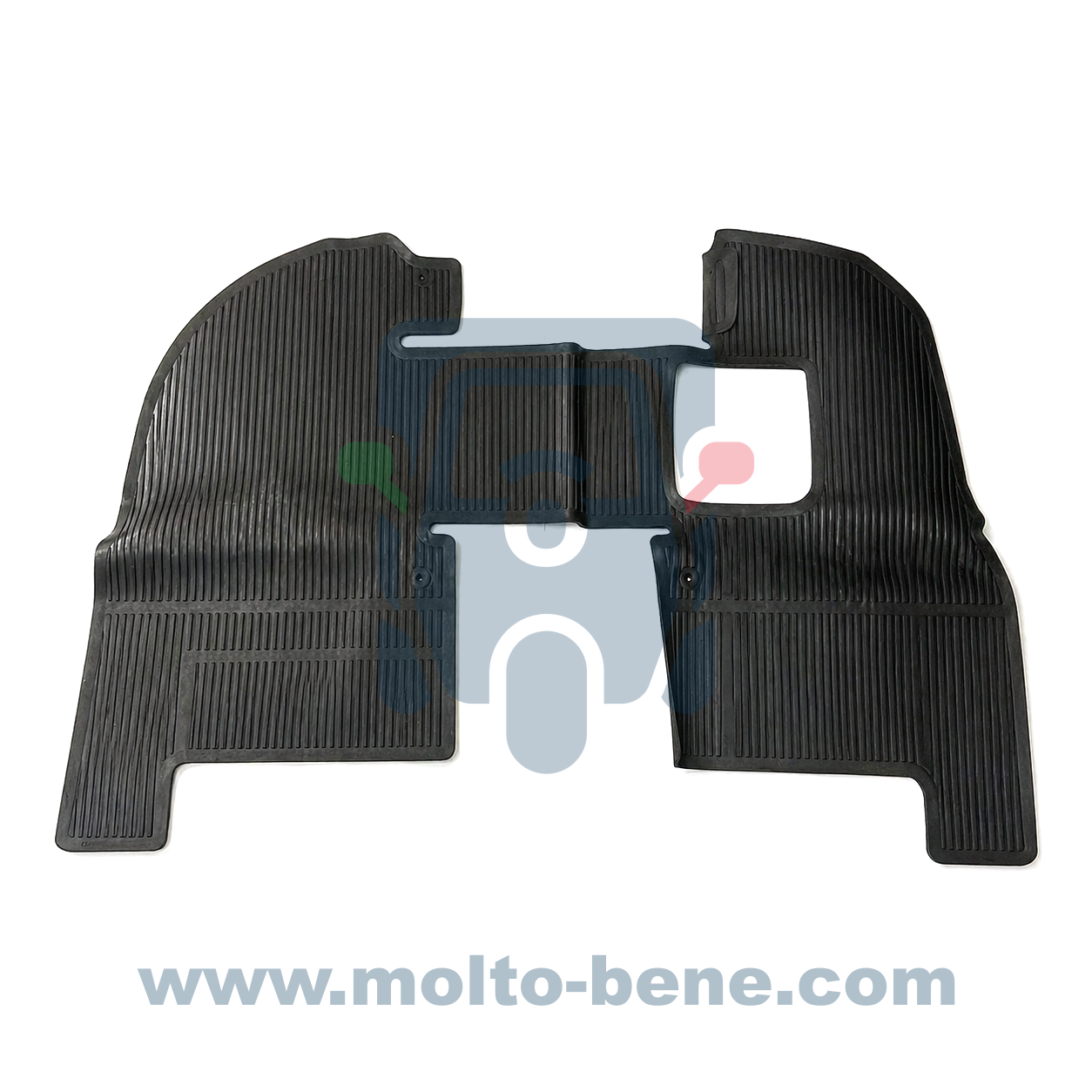 MB0480 Vloermat rubber Piaggio Ape Calessino 200 E4 B074060 Floor mat rubber Bodenmatte Gummi Tapis de sol en caoutchouc