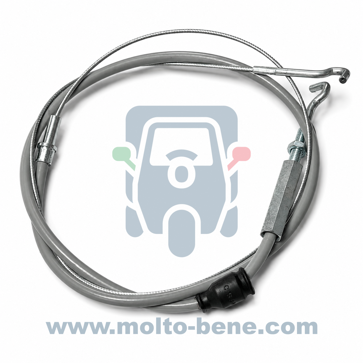 MB0505 258646 Achteruitkabel  Piaggio Ape 50 Rreeverse cable R&uuml;ckw&auml;rtskabel  C&acirc;ble invers&eacute; TL5T TL6