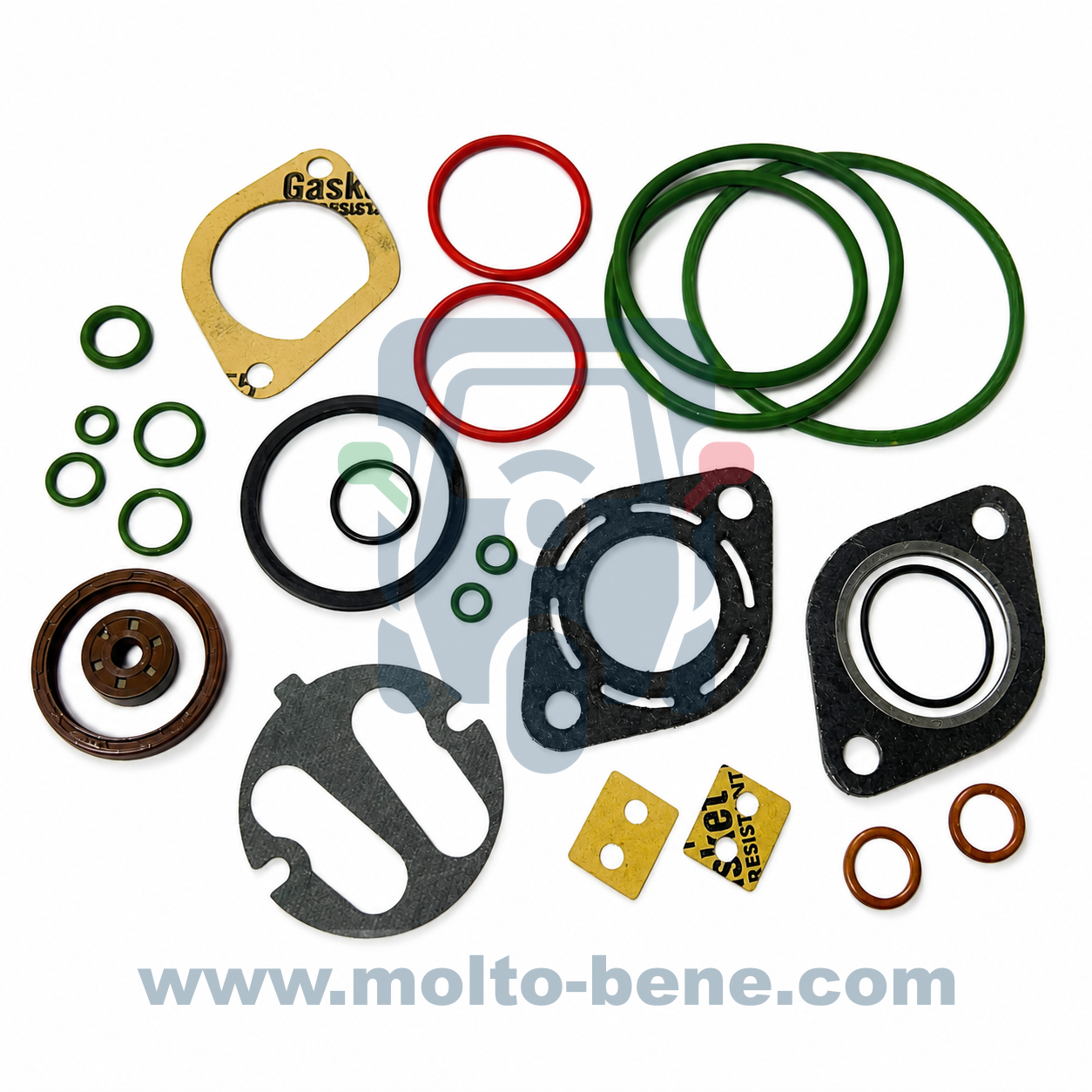 MB0508 Pakkingset Piaggio Ape TM Classic Calessino Diesel L8205124 Gasket set Dichtungssatz Jeu de joint