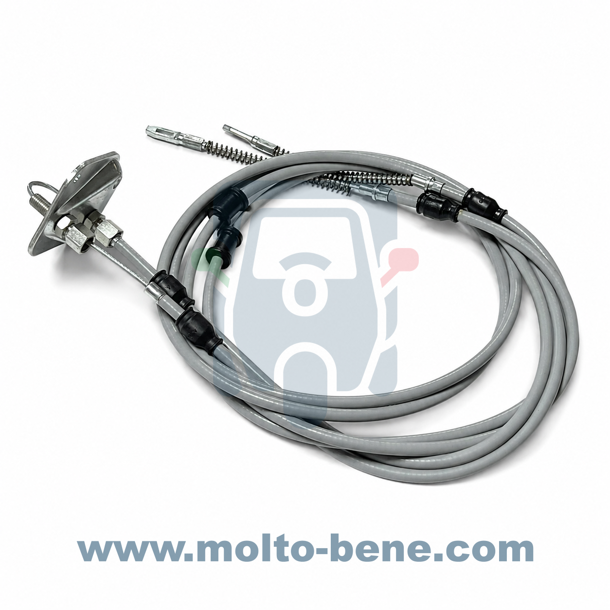 MB0602 Handremkabel Piaggio Ape Poker 265285 Handbrake cable Seilzug Handbremse C&acirc;ble de frein &agrave; main Benzin Dies