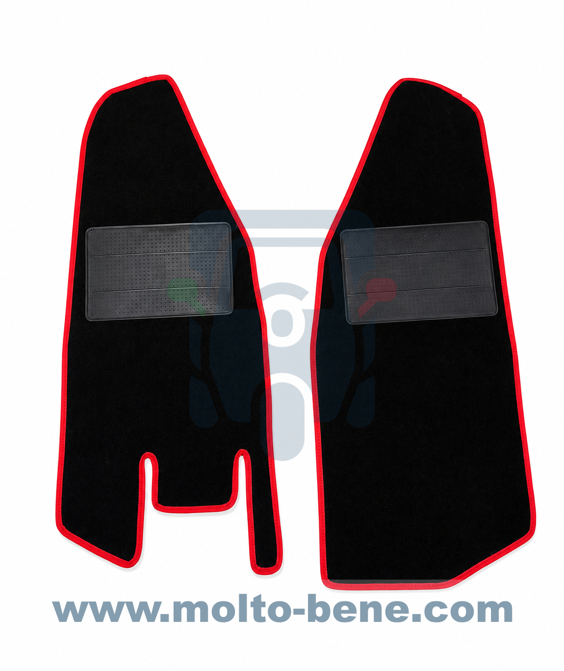 MB0606 Vloermatten Piaggio Ape 50 Automatten Tapis de sol Fu&szlig;matten Automatten Floor mats Car mats Rood rot red  rouge C