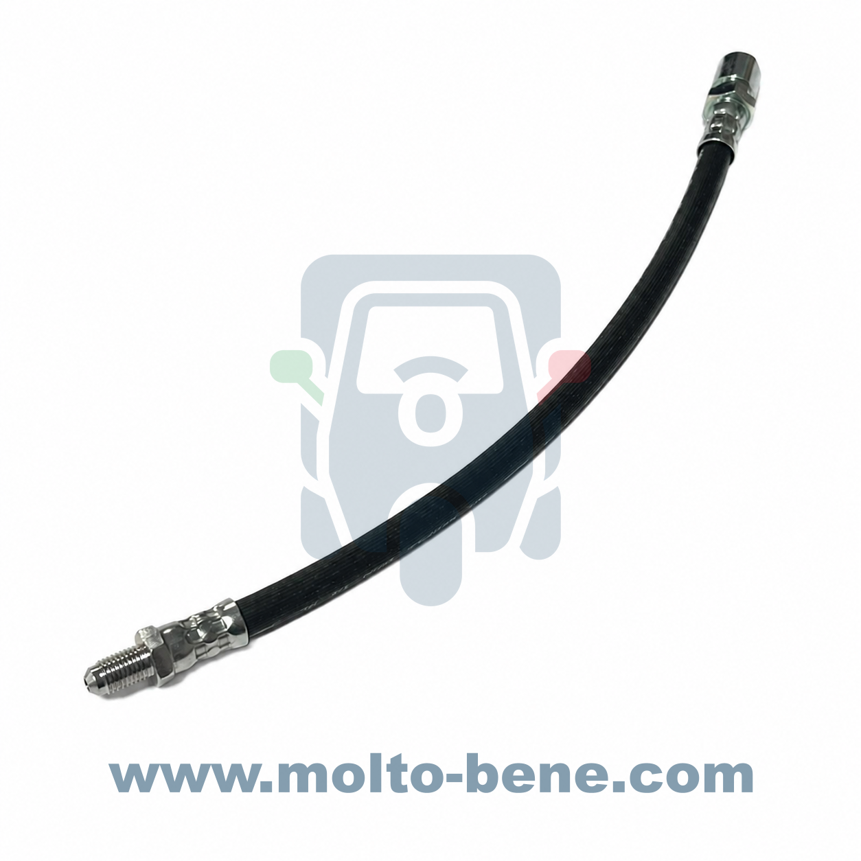 MB0670 Remleiding flexibel Piaggio Ape 50 TM 174524 Brake line flexible Bremsleitung flexibel Ligne de frein souple
