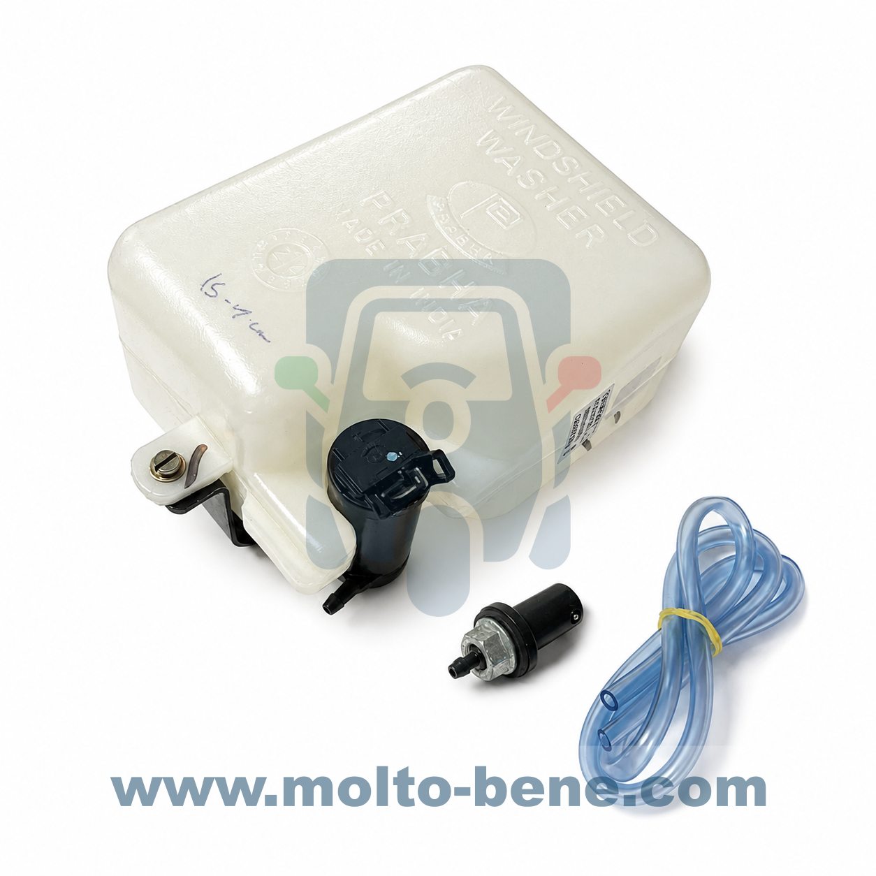 Ruitenvloeistoftank Windshield fluid tank Scheibenfl&uuml;ssigkeitstank Piaggio Ape Calessino Classic 652077 R&eacute;servoir