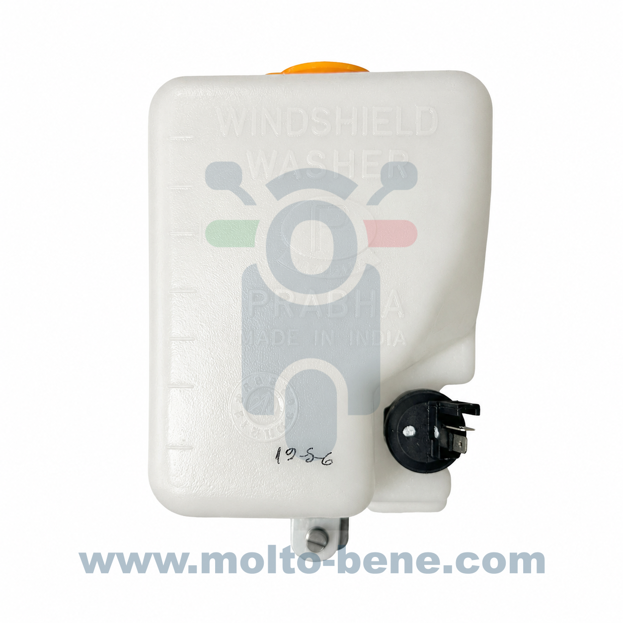 MB0719 Ruitenvloeistoftank Piaggio Ape 50 Euro 4 1e003046 Windshield fluid tank Scheibenfl&uuml;ssigkeitstank R&eacute;servoi