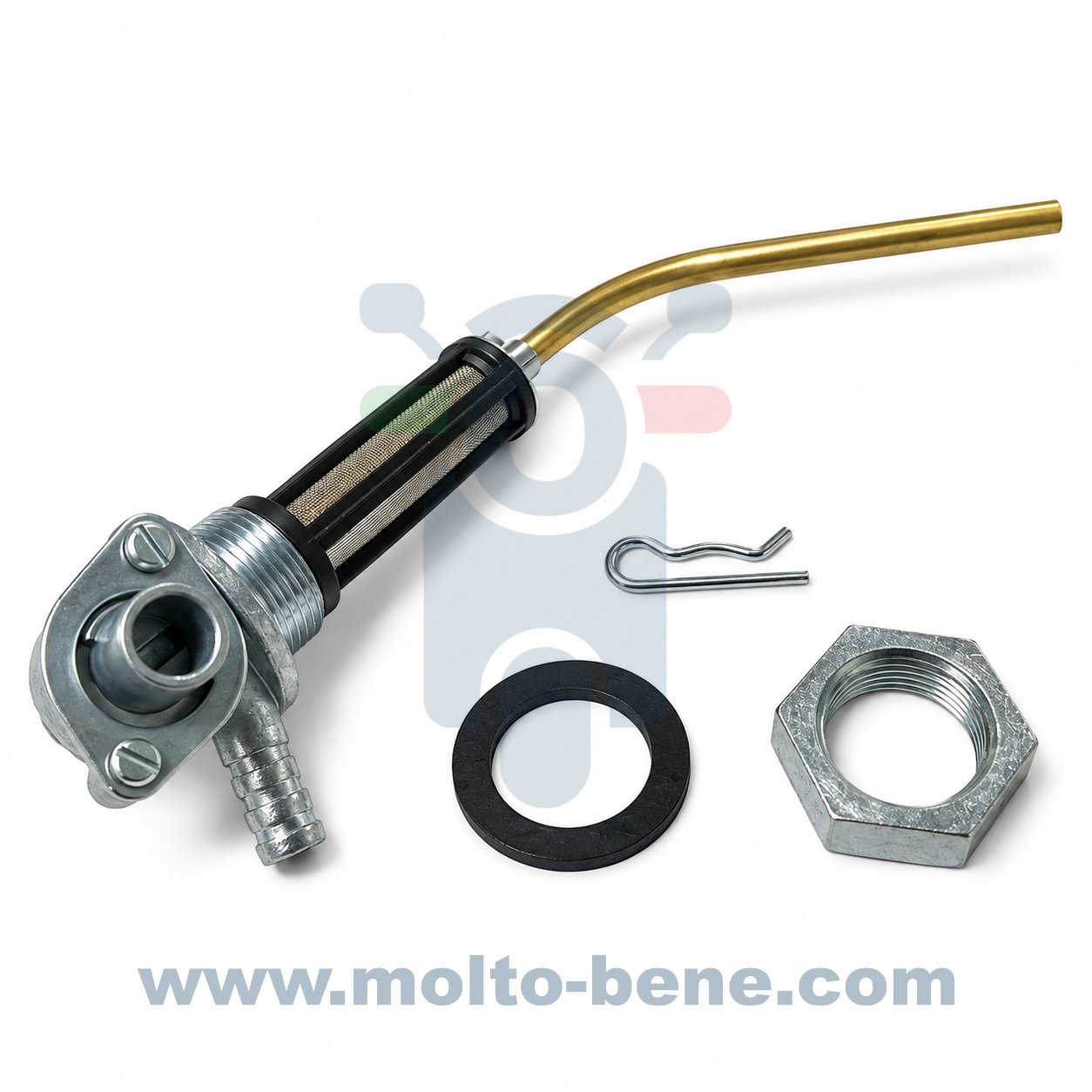 MB0767 Benzinekraan Vespa 50 90 125 PRIMAVERA ET3 Fuel tap Benzinhahn Robinet d'essence