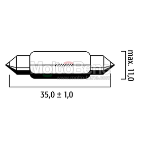 Festoon bulb 6v 5W Festoon bulb 6v 5W