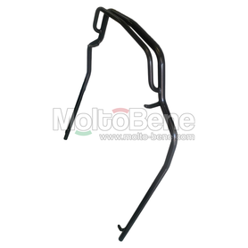 Voorbumper staal Piaggio Ape 50 Zwart extra lang (Luxe uitvoering)