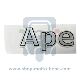 adesivo sticker piaggio APE 50 125 vespa tuning down-out dub decal  prespaziato