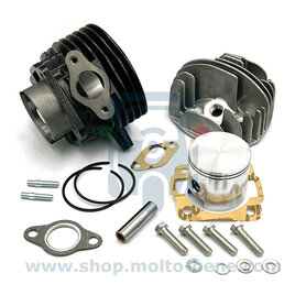 Cilinder en zuigerset 102cc Olympia Piaggio Ape / Vespa 50