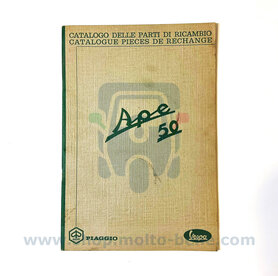 Onderdelen catalogus Piaggio Ape 50 'prima serie'