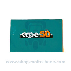 Onderhoud- en gebruikshandleiding Piaggio Ape 50 FL FL2 TL6T