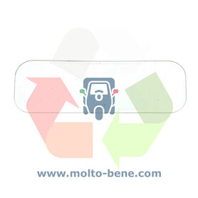 GEBRUIKT: Achterruit Piaggio Ape TM P 703 602