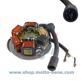 Dynamo Stator Piaggio Ape Vespa 50 connector 5