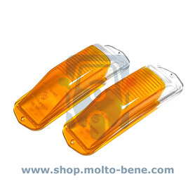 Richtingaanwijzerglas set Piaggio Ape AC AD AE MP