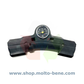 GEBRUIKT: Stuurkap Piaggio Ape 50 ZWART Kilometerteller