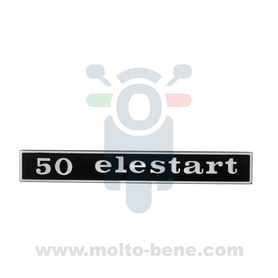 Embleem '50 Elestart' Vespa 50 Special